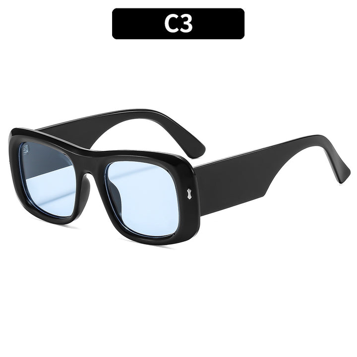 Fette quadratische Rahmen-Sonnenbrille