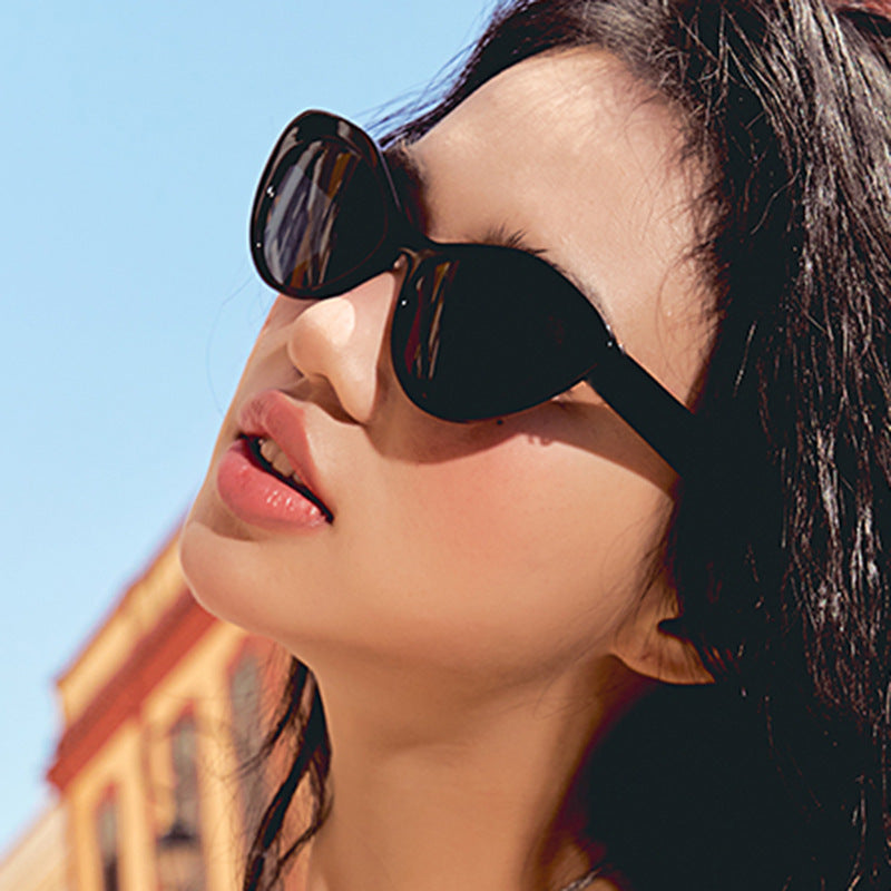 Damen kreative Cat-Eye Brille Karnz