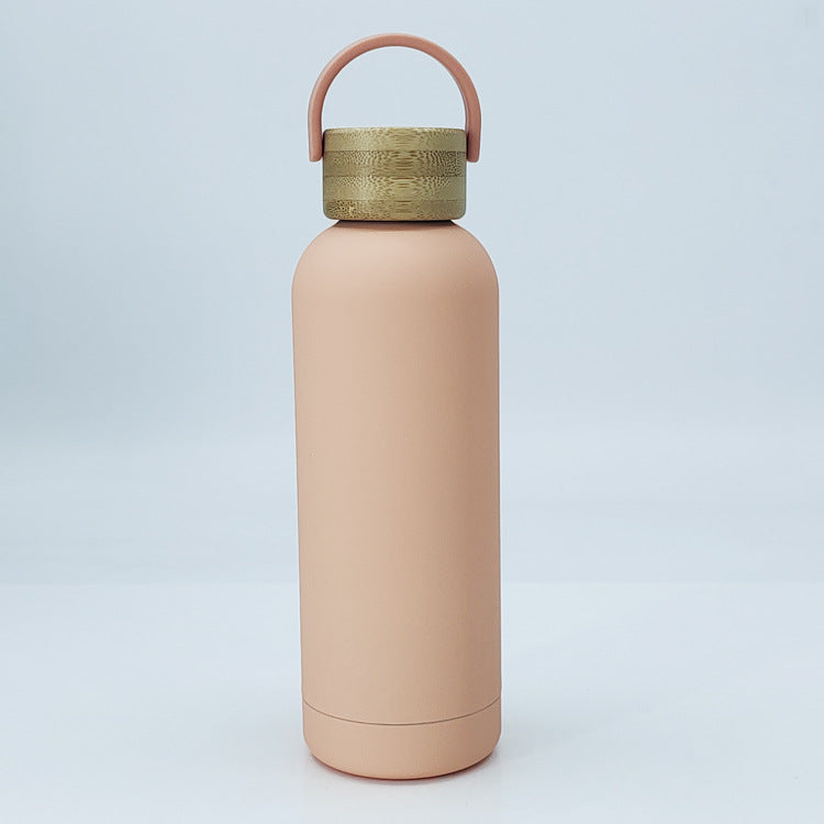 Damen Premium Isolierflasche mit Bambusdeckel Karnz