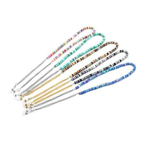 Bunte Perlen Brille Kette Karnz 1786692423