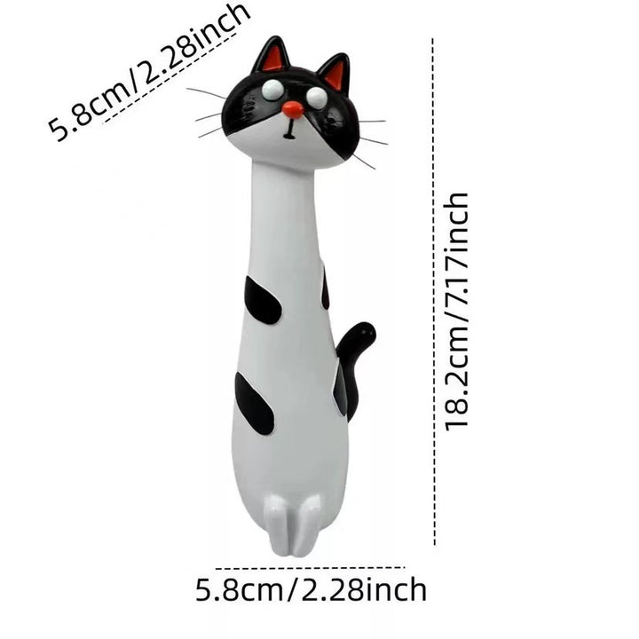 Dekorative Katzenfigur im eleganten Stil Karnz
