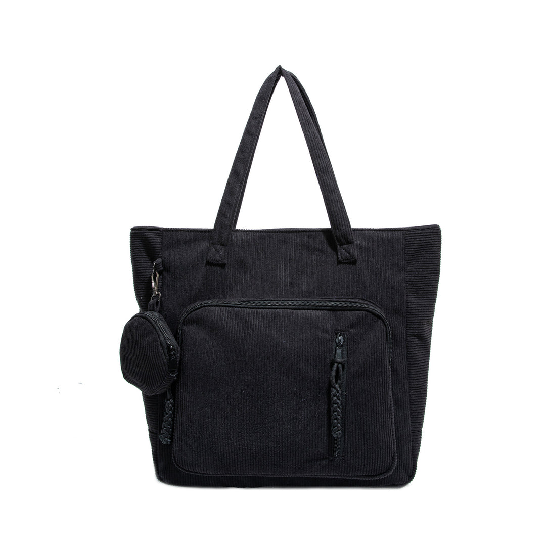 WoSpacious Mehrfach-Taschen Canvas Einkaufstasche Karnz