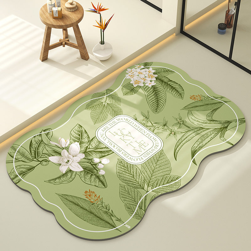 Dekorative Blumen Teppich