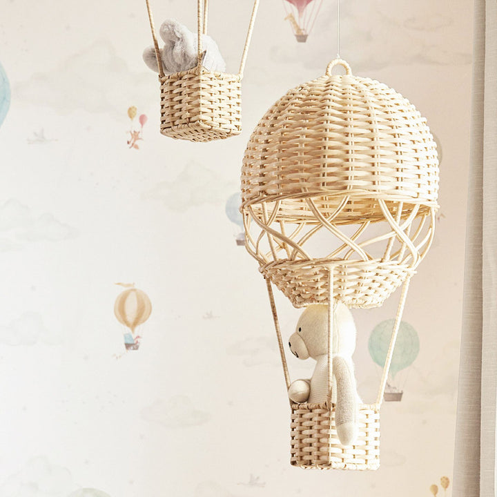 Handgefertigte Hängelampe im Heißluftballon-Design Karnz