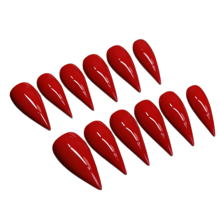 Stiletto Press-On Nagelverstärkungen mit Edelsteinakzenten