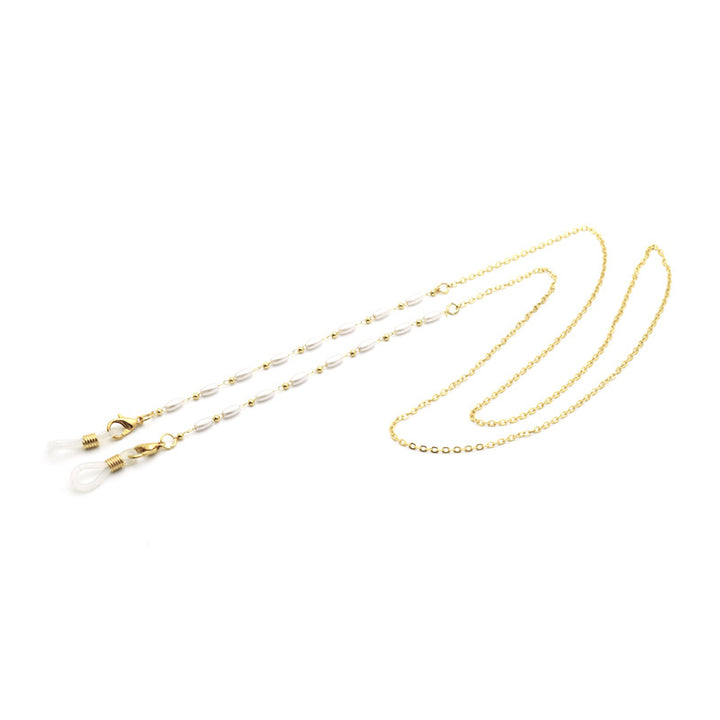 Elegante perlenverlinkte Brillen Kette Karnz 1786692183
