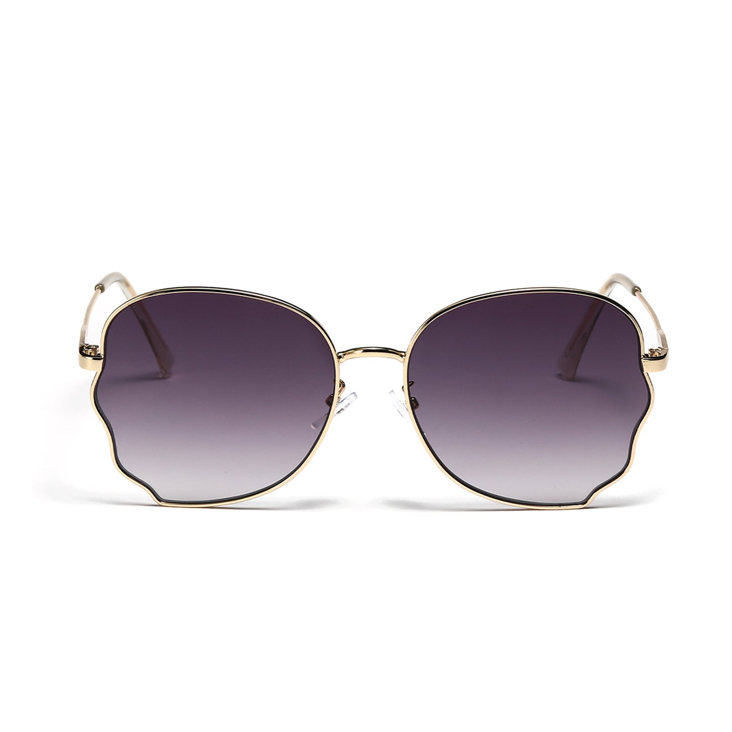 Damen elegante Oversized-Sonnenbrille mit schützendem Rahmen Karnz
