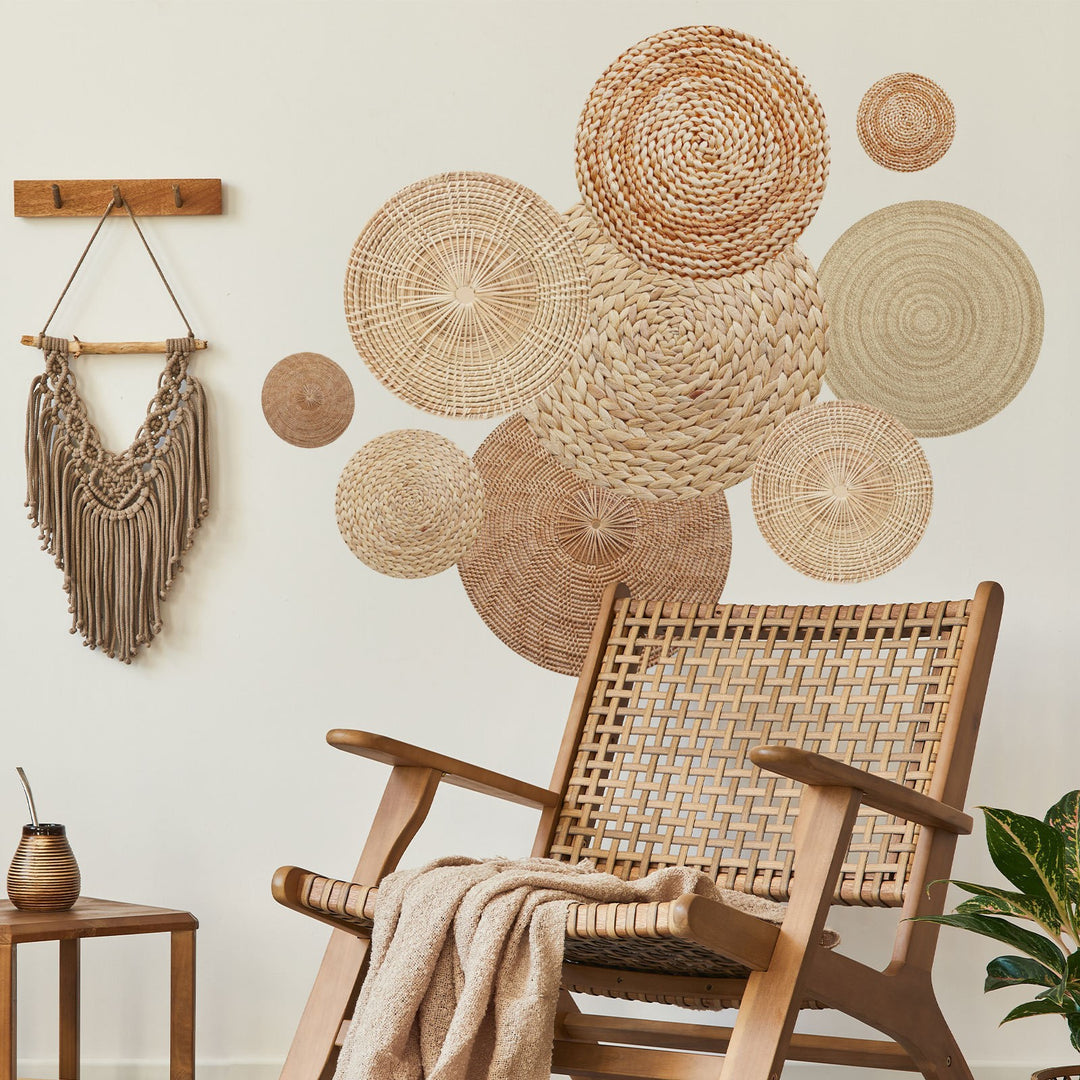 Elegante Wanddekoration Aus Naturmaterialien Karnz