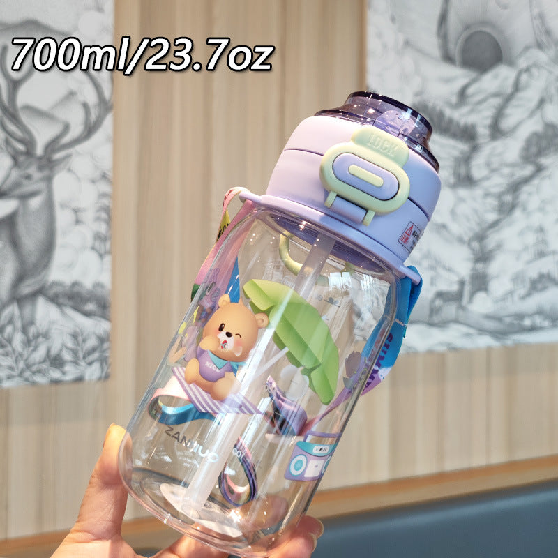 Damen kreative Wasserflasche mit sicherem Schließmechanismus Karnz