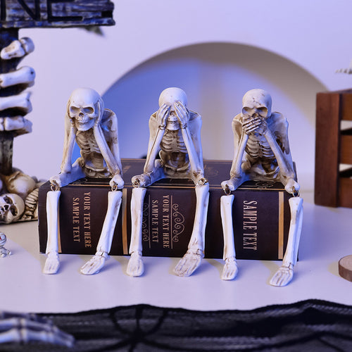 Dekorativer Skelettfigur Karnz