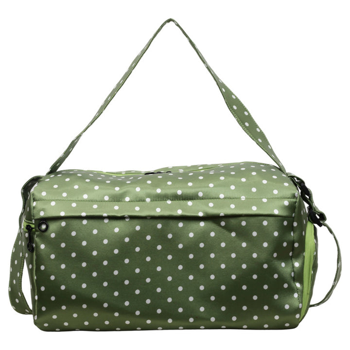 Stylische gepunktete Reisetasche
