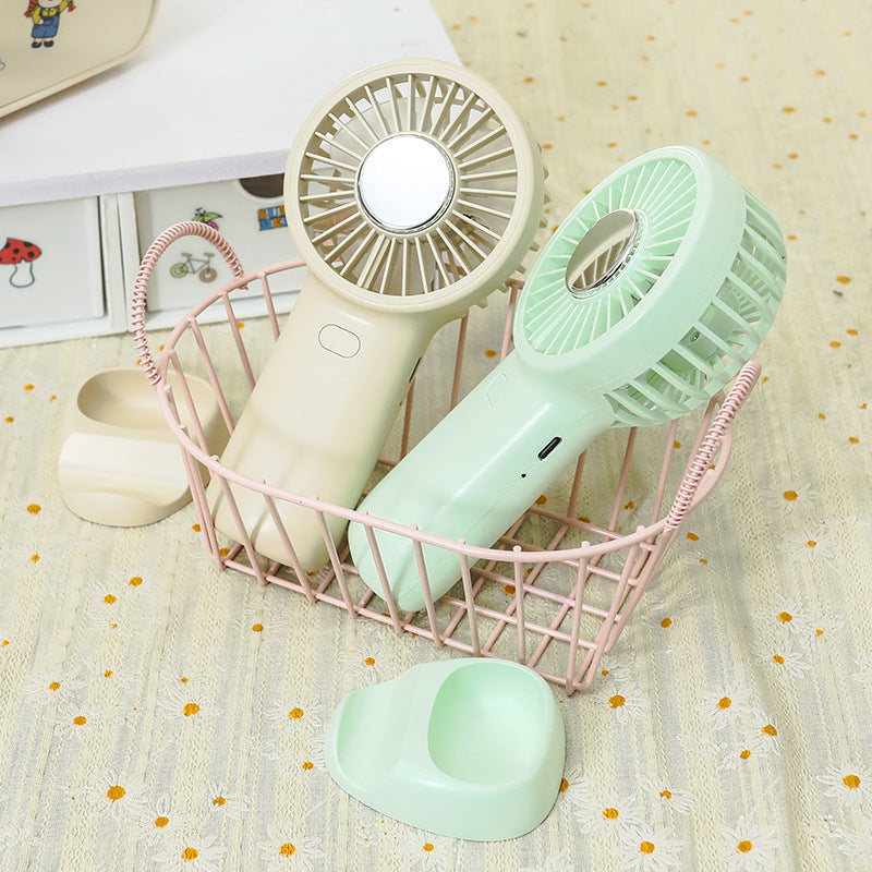 Damen Tragbarer Handventilator mit ergonomischem Griff und USB-Ladefunktion Karnz