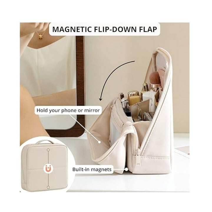 Kosmetiktasche mit Elegantem Organizer Karnz