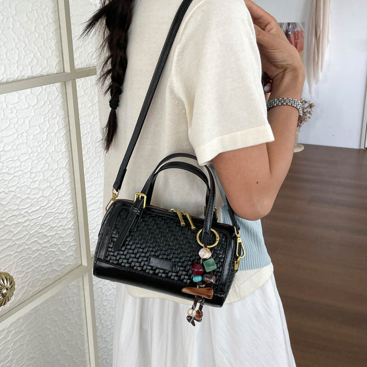 ven Leder Mini Handtasche Karnz