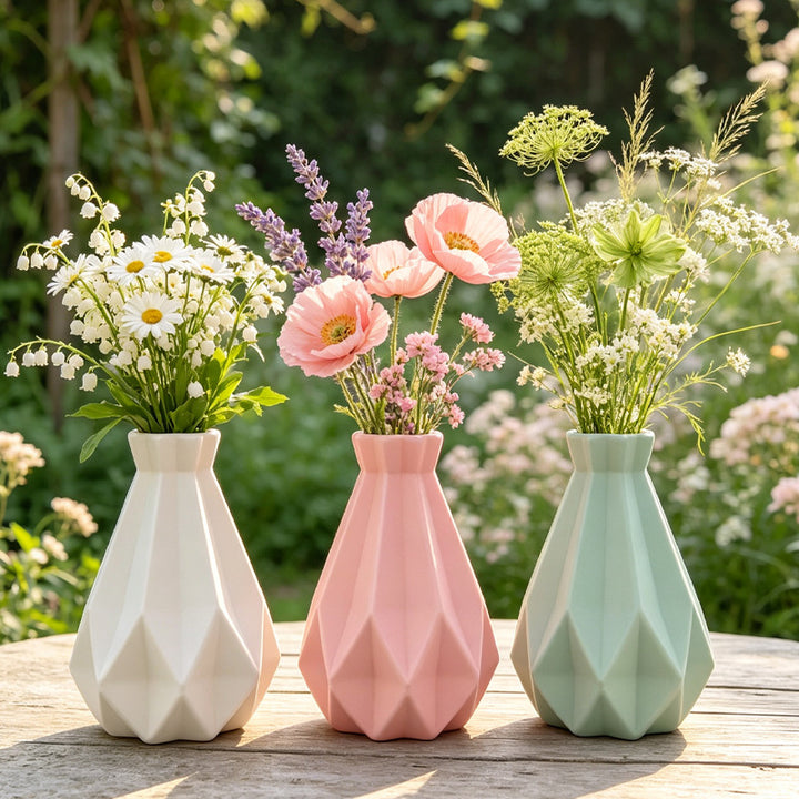 Moderne Winkel Dekorative Vase Karnz