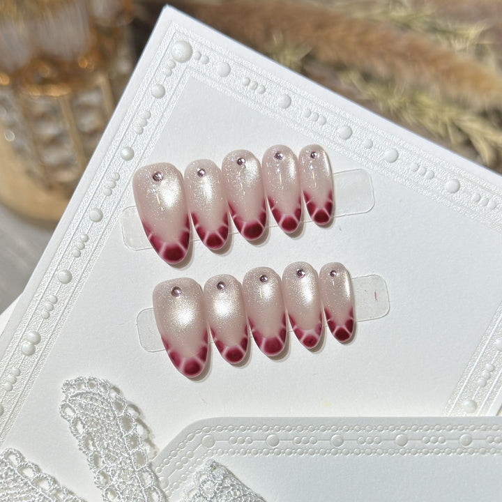 Elegante Gel Press-On Nagel Set Karnz