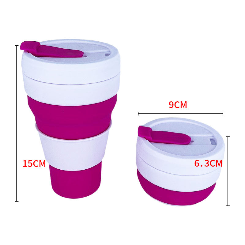 Damen Faltbarer Kaffeebecher mit Deckel Karnz