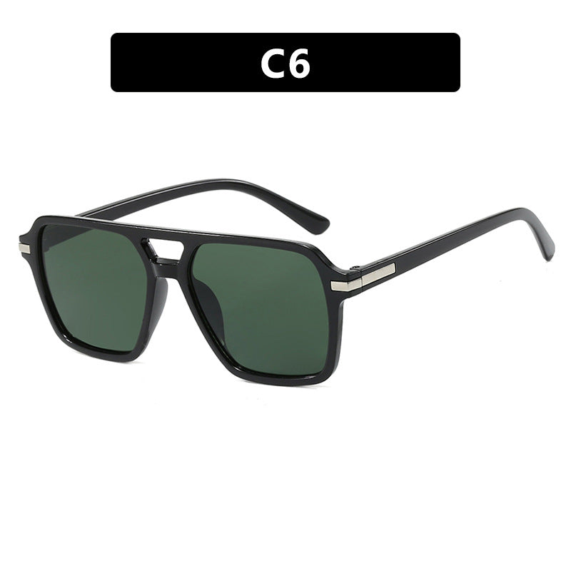 Damen modische rechteckige Sonnenbrille mit stylishem Design und UV-Schutz Karnz