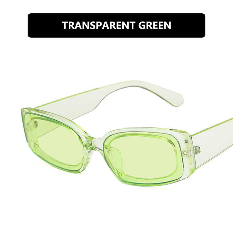 Damen modische Sonnenbrille mit vorteilhaftem UV-Schutz und transparentem Rahmen Karnz