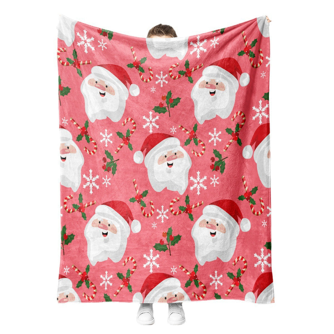 Weihnachtlich gestaltete Decke