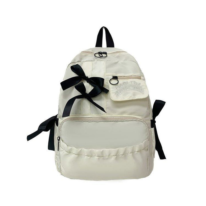 Chic Bogenakzent Stilvolle Rucksack
