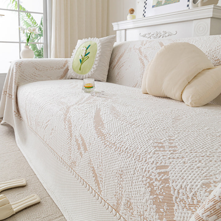 Premium Texturiertes Sofa Überwurf Cover