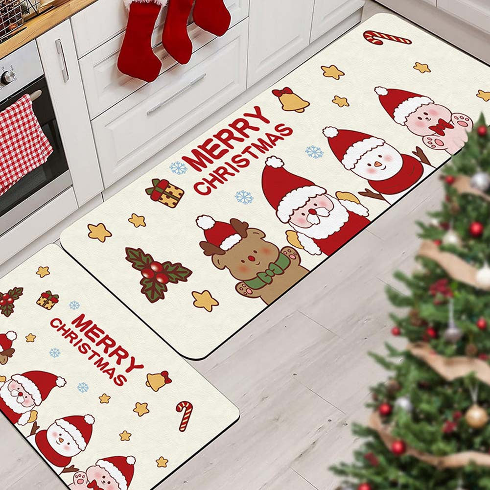 Weihnachts-Themen Küchenmatte Set