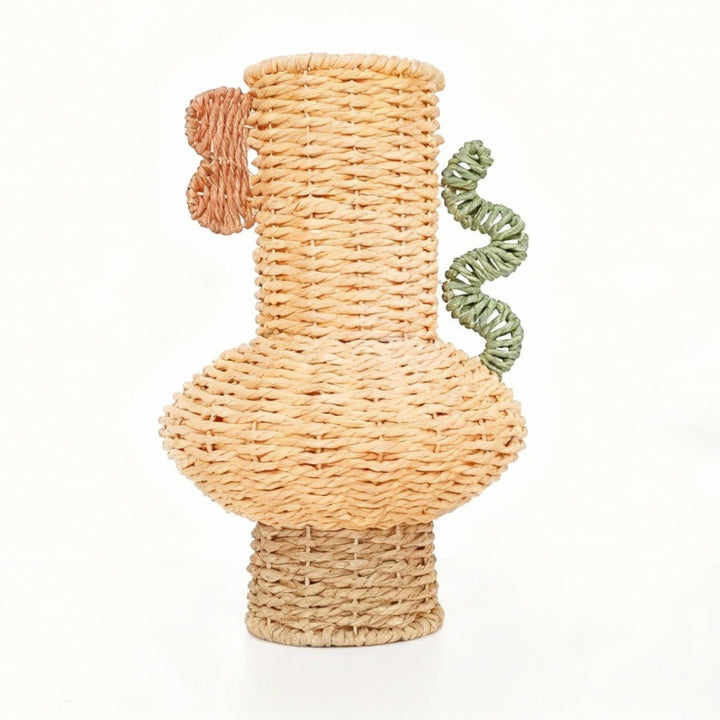 Dekorative Geflochtene Vase Karnz