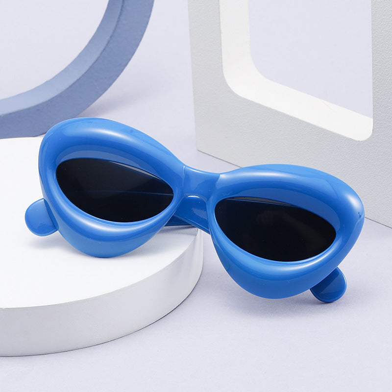 Damen Modische Cat-Eye Sonnenbrille mit einzigartigem Design Karnz