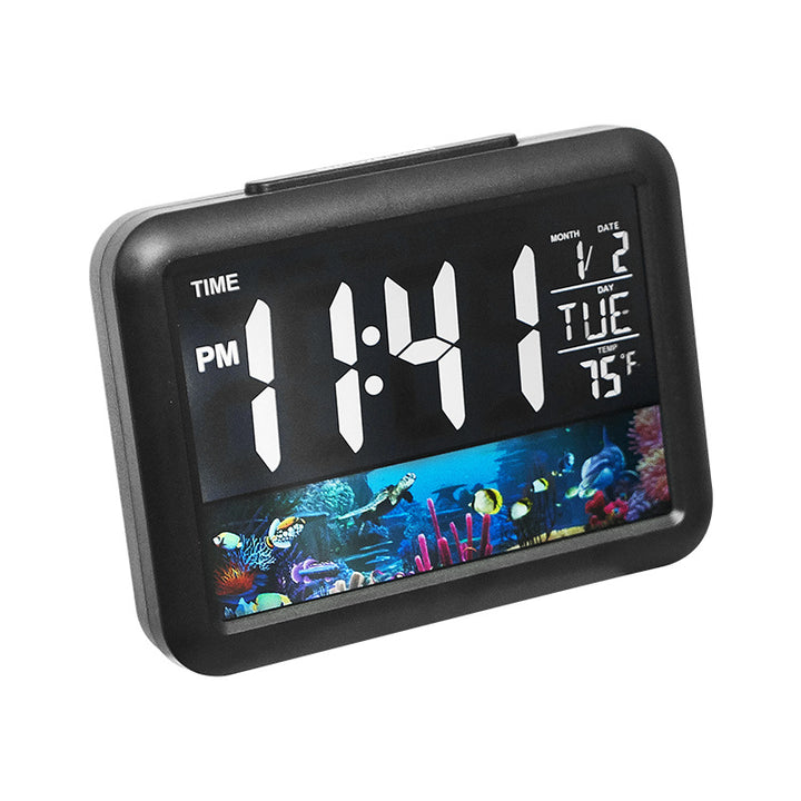 Digitaler Wecker mit Unterwassermotiv Karnz
