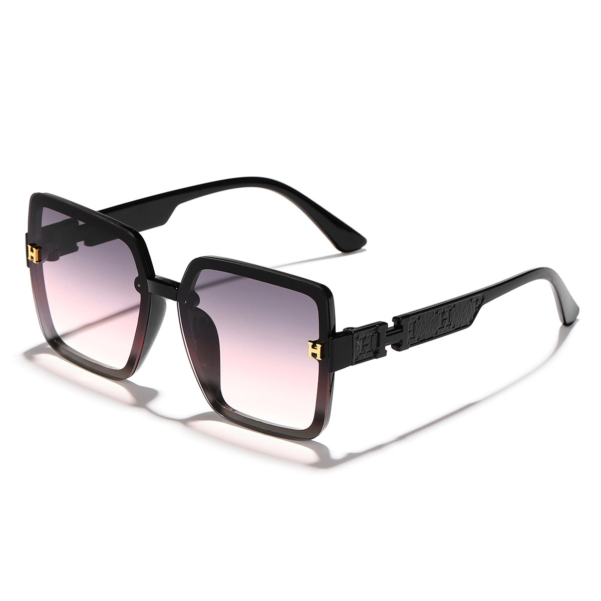 Damen oversized modische Sonnenbrille mit elegantem Farbverlauf Karnz