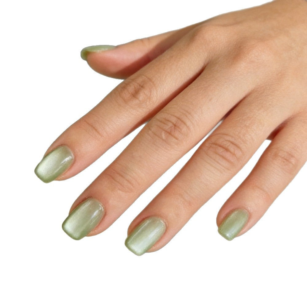 Glänzendes elegantes Press-On-Nagelset Karnz