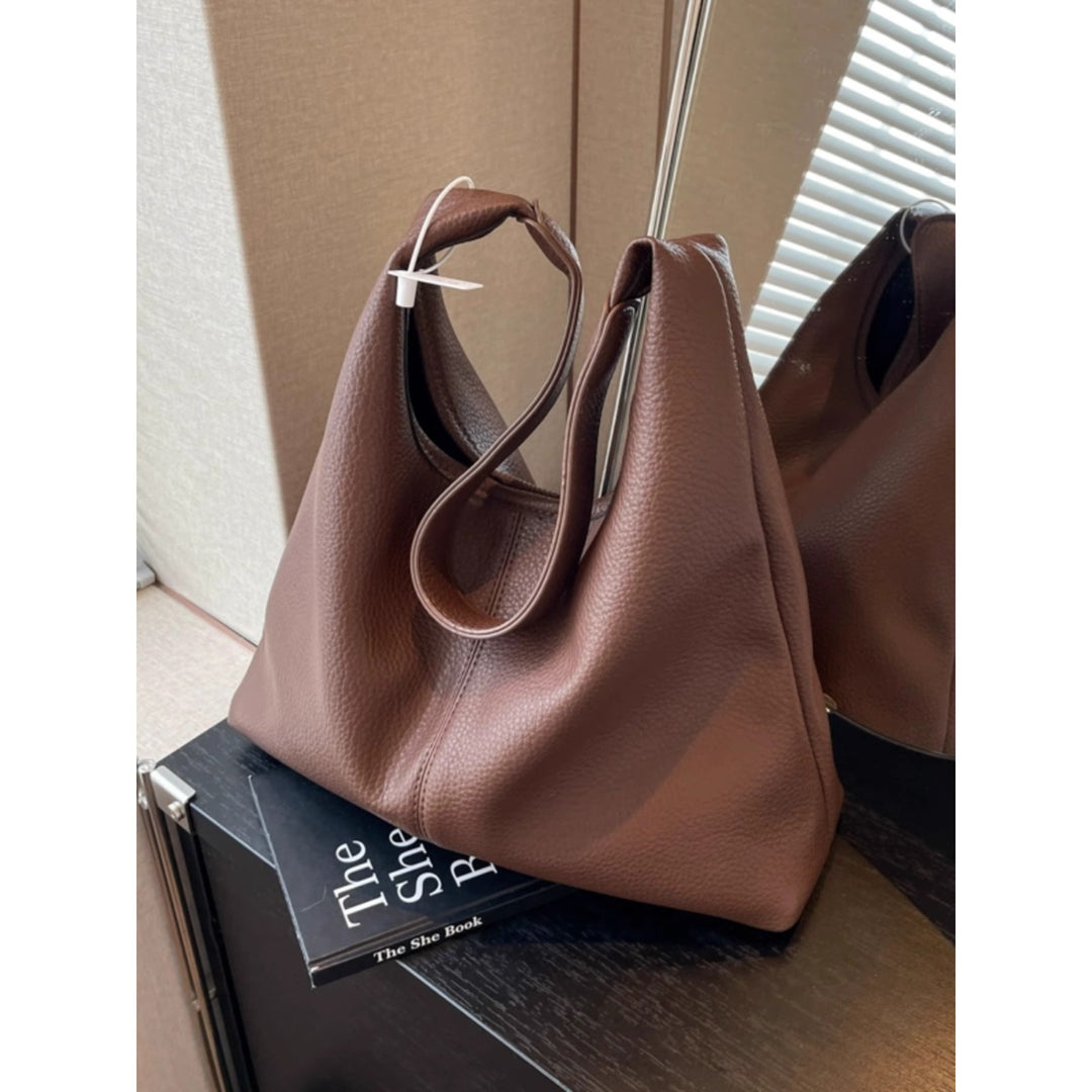 Luxuriöse Texturierte Hobo Tasche Karnz