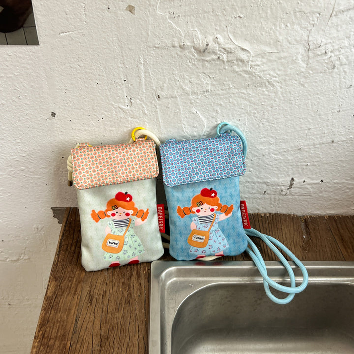 WoPlayful Grafikdruck Mini Umhängetasche Karnz