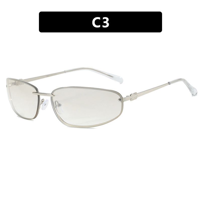 Damen modische Sonnenbrille mit innovativem Design und komfortablem Sitz Karnz