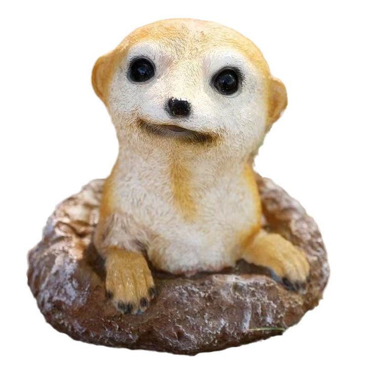 Dekorative Erdmännchen Figur Karnz