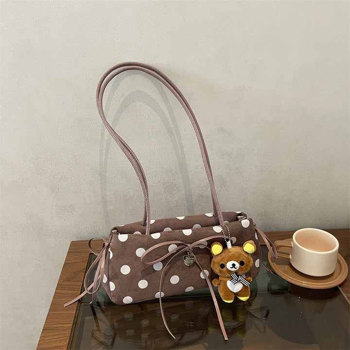 Verspielte Punkt Schultertasche