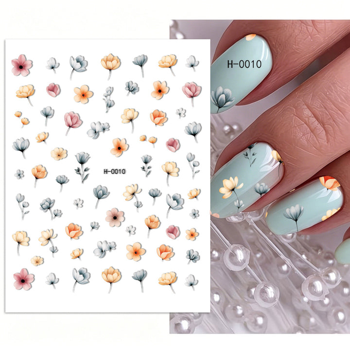 Kreative Nagelkunst Aufkleber