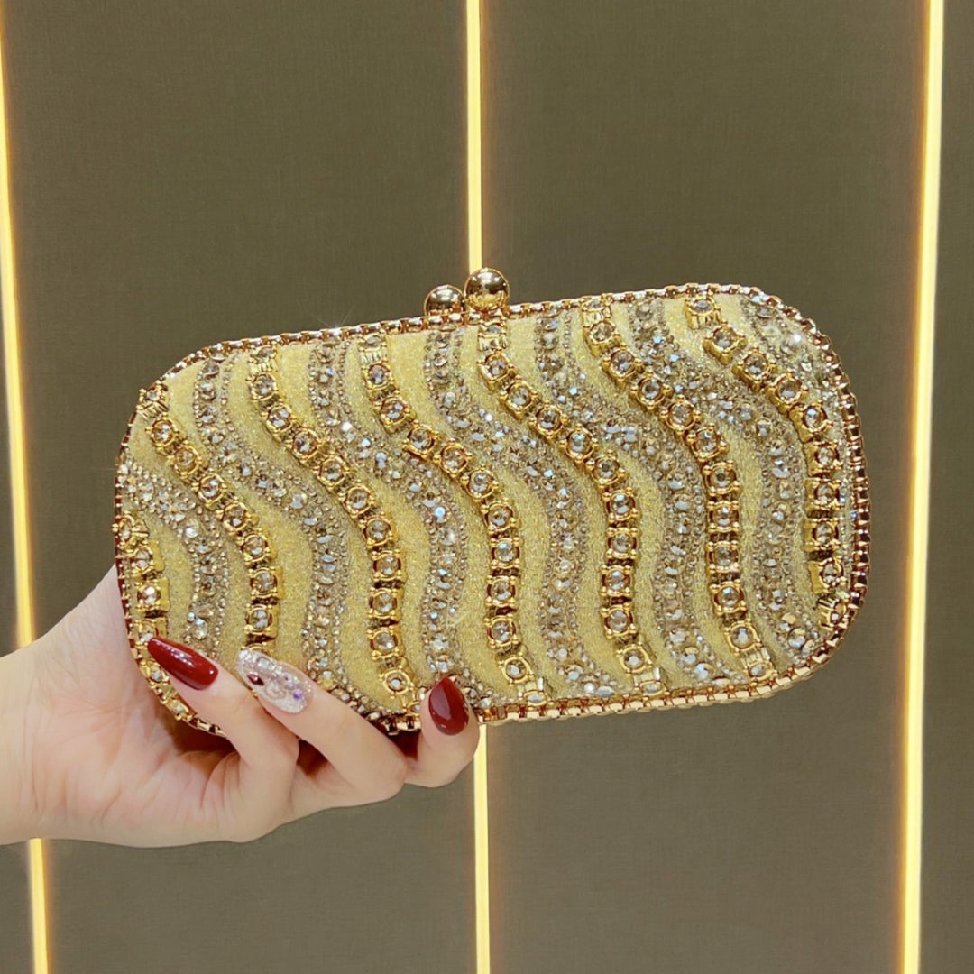 Luxuriöse bestickte Abendclutch
