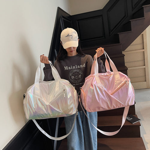 Holographische Fitness-Duffel-Tasche Karnz