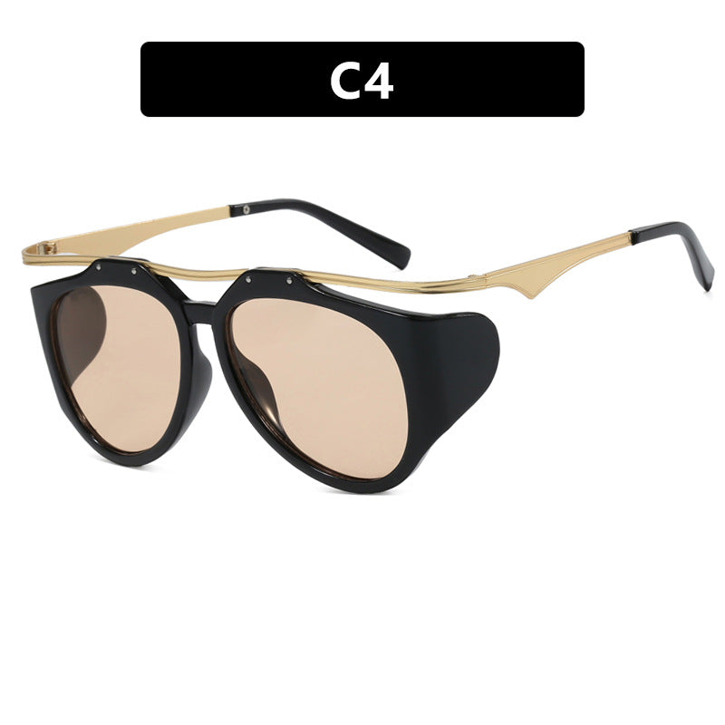 Damen Cat-Eye Sonnenbrille mit einzigartigem Design und schützenden Gläsern Karnz