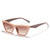 Damen Designer-Sonnenbrille mit stilvollem transparentem Rahmen und UV-Schutz Karnz