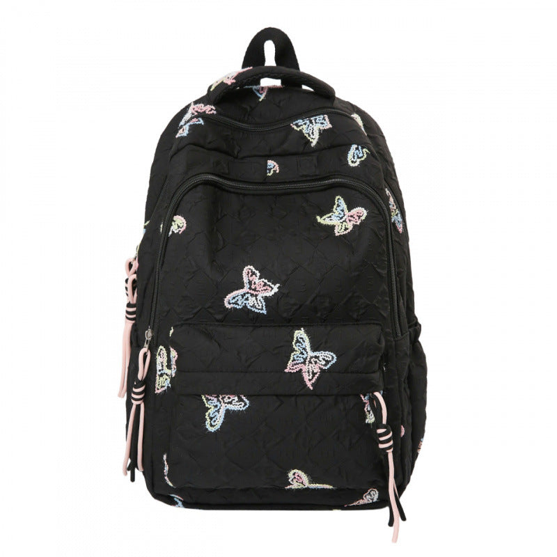 Stylische bestickte Schmetterlingsdesign-Rucksack