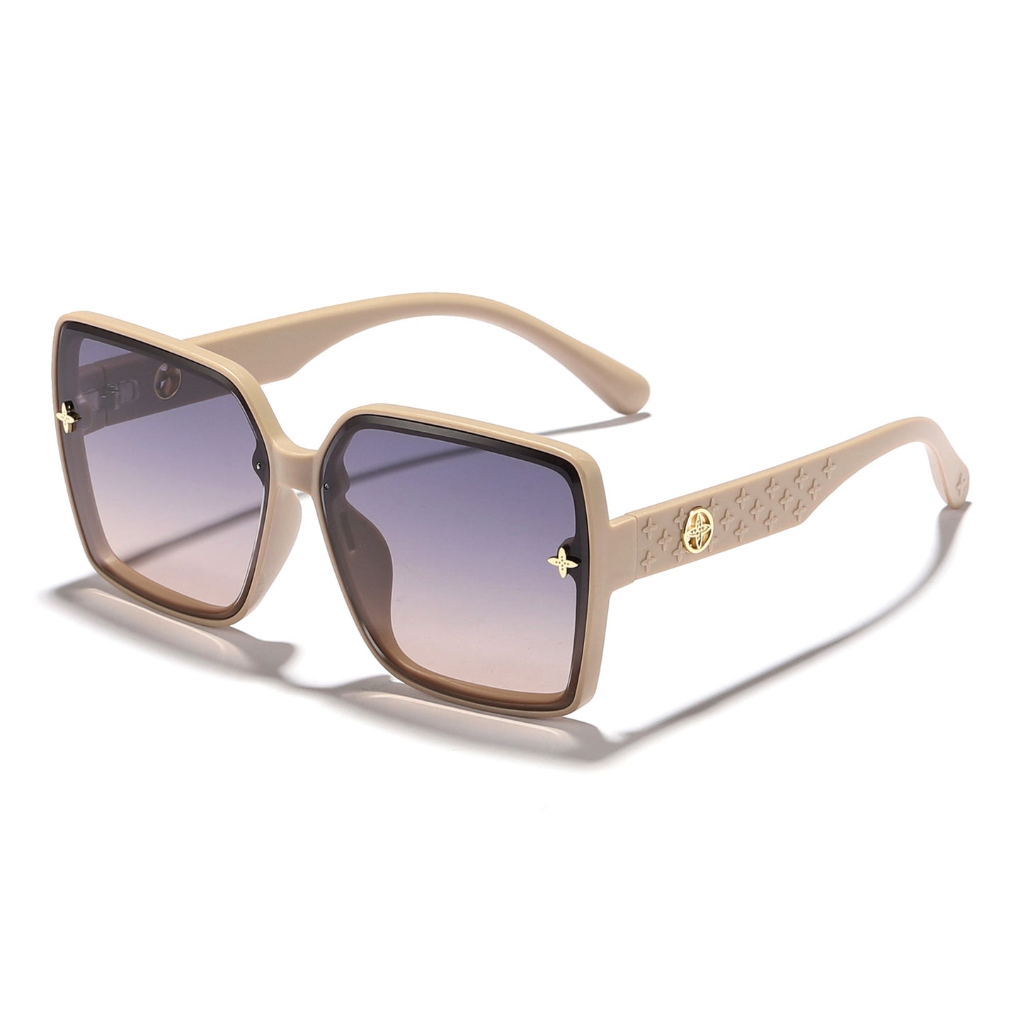 Damen oversized quadratische Sonnenbrille mit elegantem Design Karnz