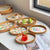 Damen Eleganter Servierteller-Set aus handgewebtem Naturmaterial Karnz
