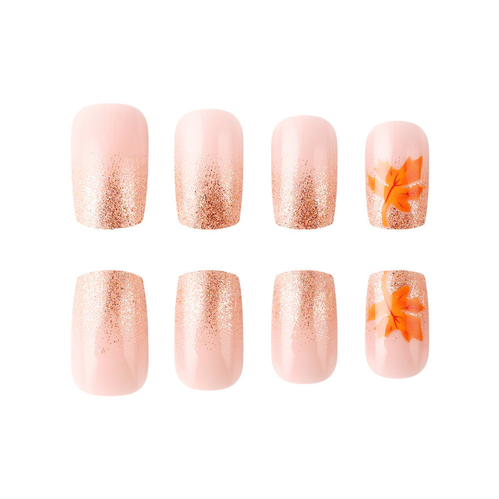 Herbst-inspiriertes Gel-Nailart-Set Karnz