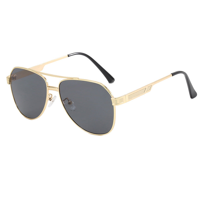 Damen elegante Aviator-Sonnenbrille mit robustem Metallrahmen und UV-Schutz Karnz