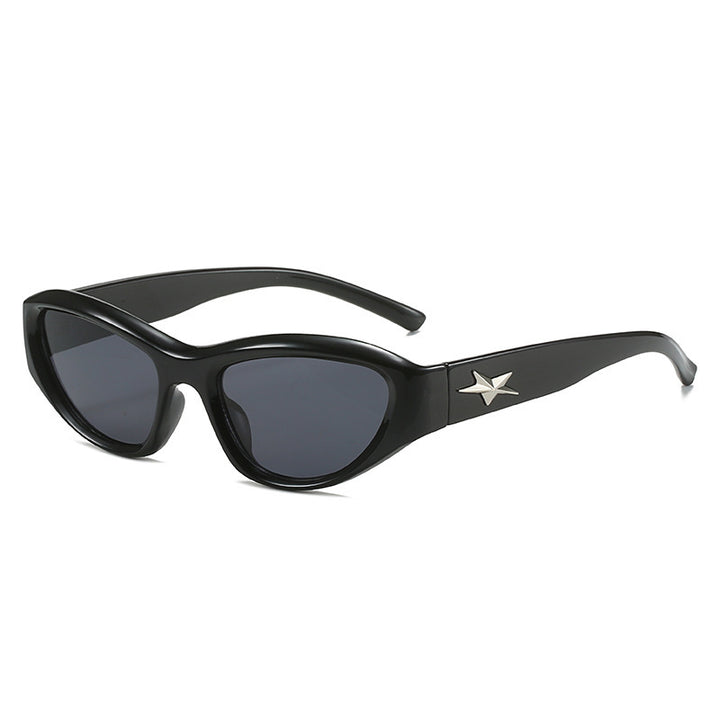 Retro-inspirierte Cat-Eye-Sonnenbrille Karnz