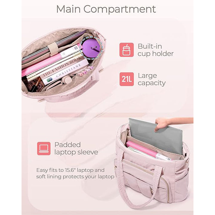 Multifunktionale Handtasche mit Geräumigem Innenfach und Mehreren Fächern Karnz