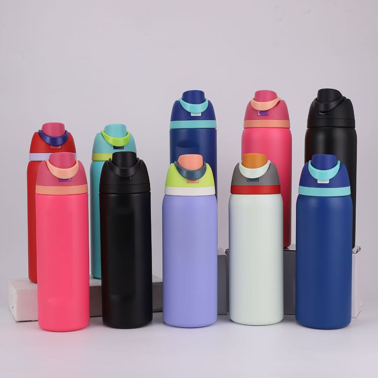 Damen Premium Isolierflasche mit praktischem Trinkaufsatz Karnz